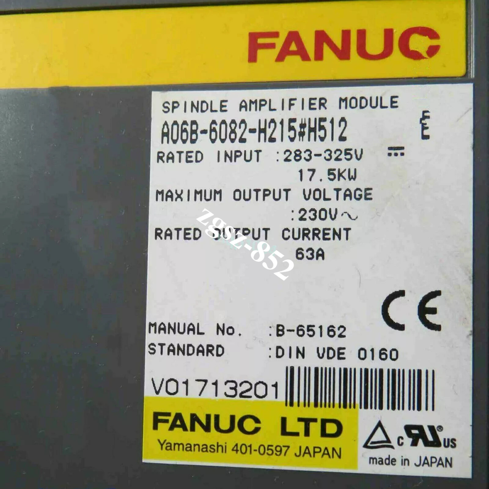 1PC New Fanuc A06B-6082-H215#H512 Servo Driver Expedited Shipping DHL FedEx