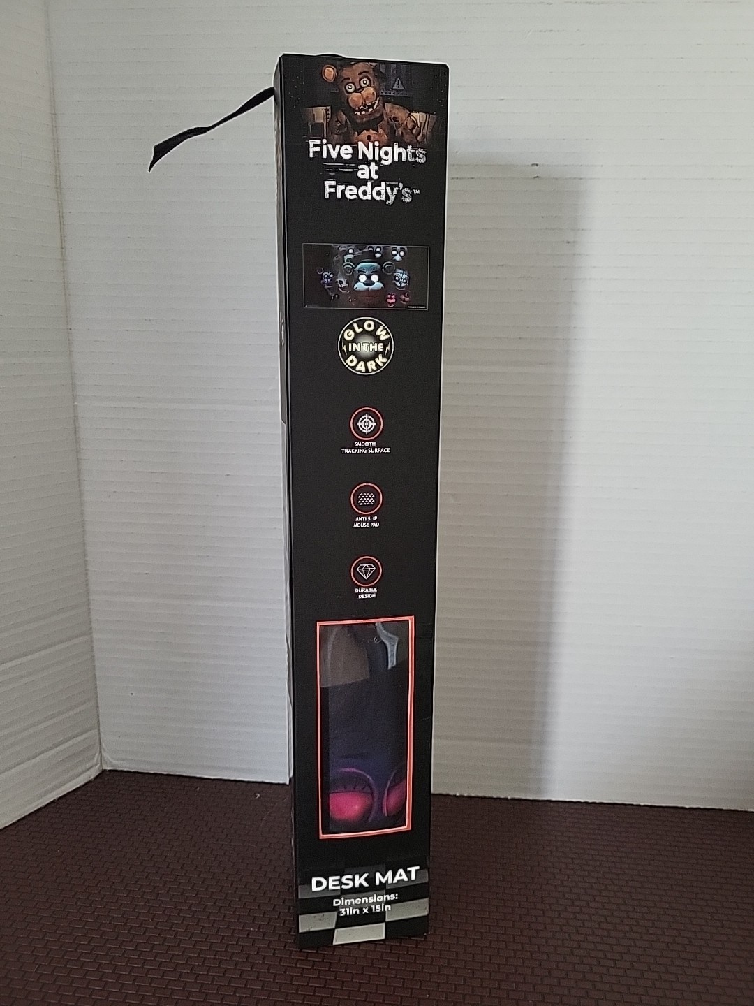 Five Nights At Freddys Glow In The Dark Desk Mat 31x15in