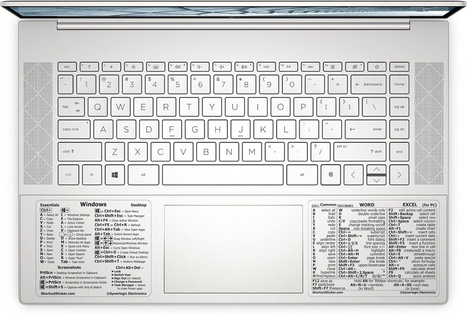 Windows + Word/Excel (For Windows) Quick Reference Guide Keyboard Shortcut Stick