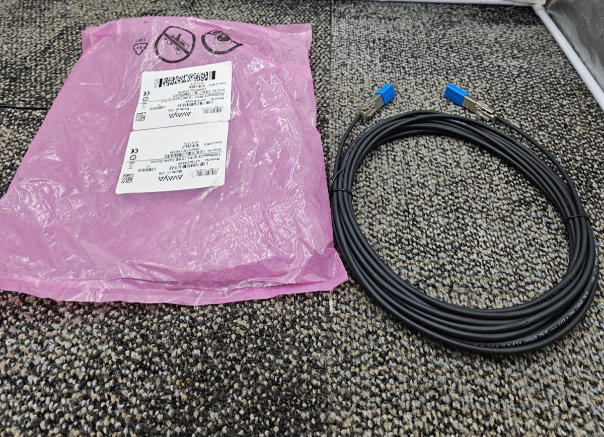Avaya AA1403018-E6 10GBaseCX SFP+ Direct Attach 10M Cable Active