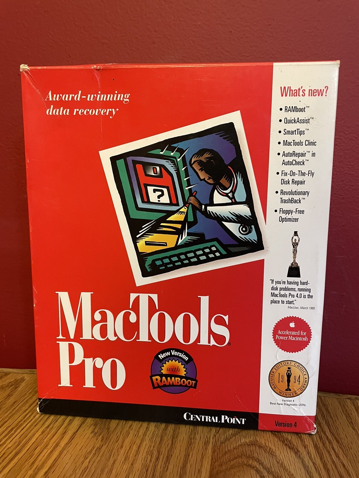 MacTools Pro Version 4 By Central Point EXTREMELY RARE