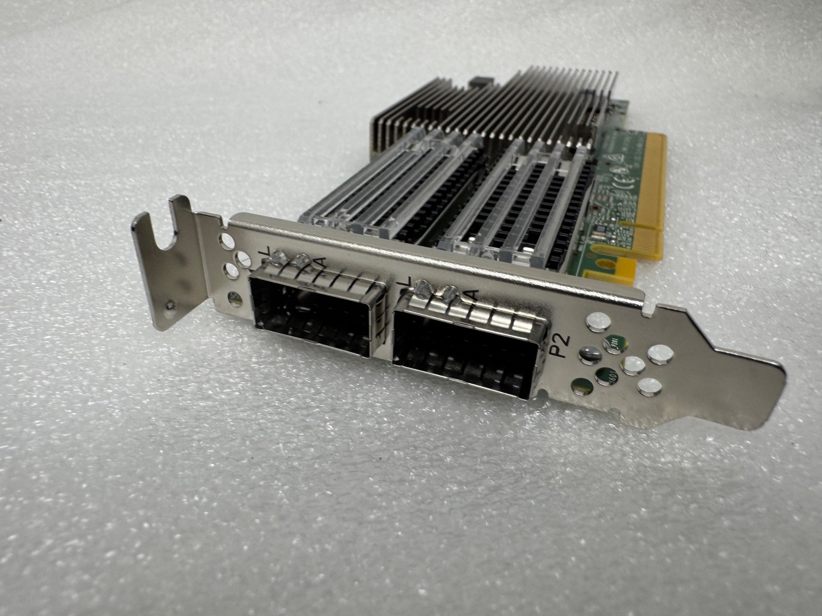 Dell Broadcom 57508 Dual Port 100GB QSFP56 Low Profile Network adapter NIC 61RP9