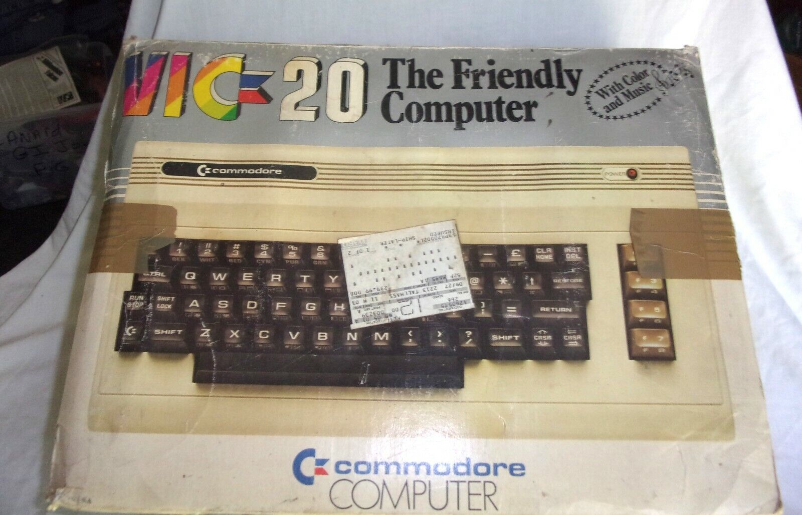 Vintage Commodore VIC-20 The Friendly Computer Untested  Boxed