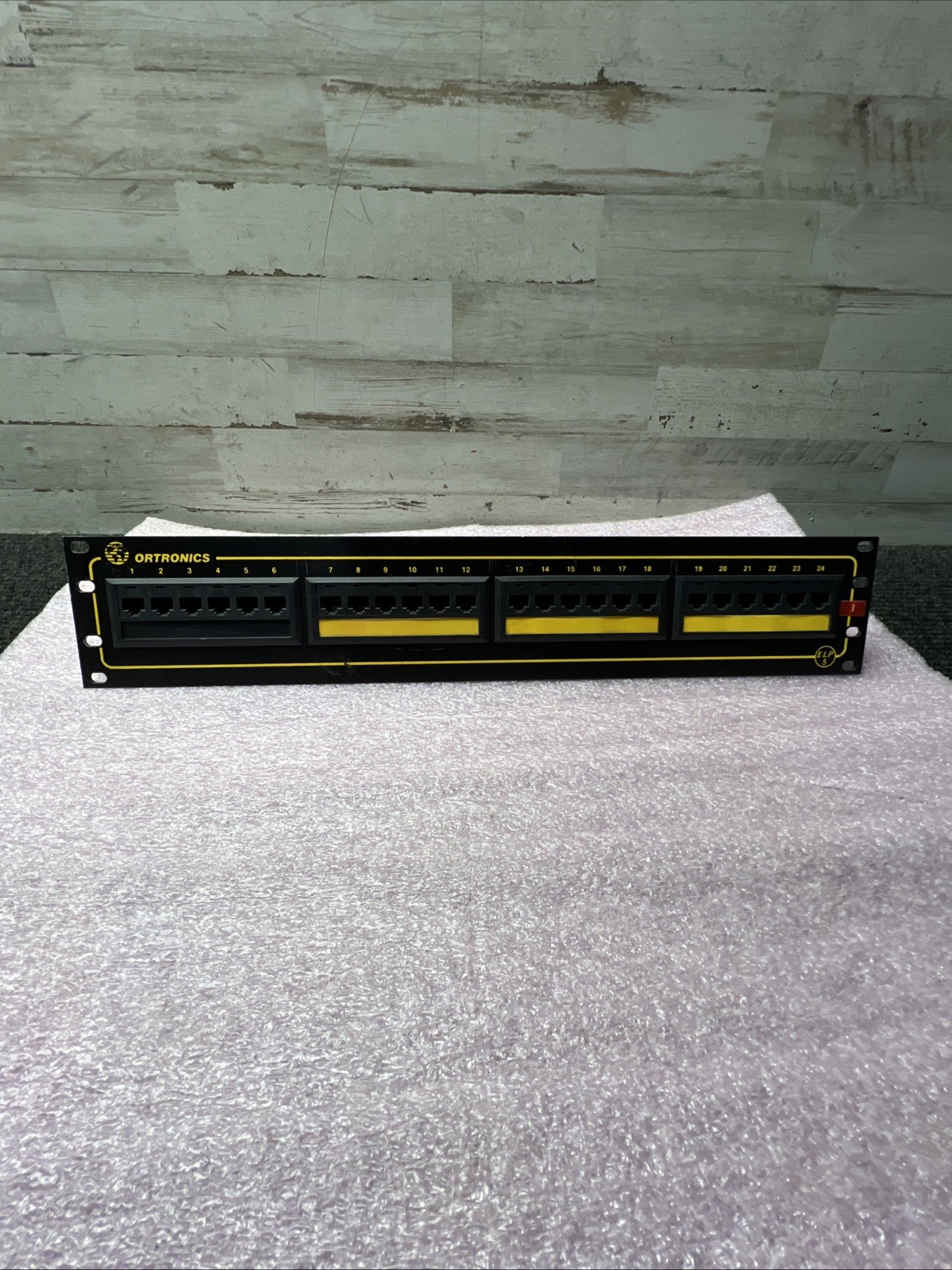 Used Ortronics 24 Port Patch Panel OR-851004904