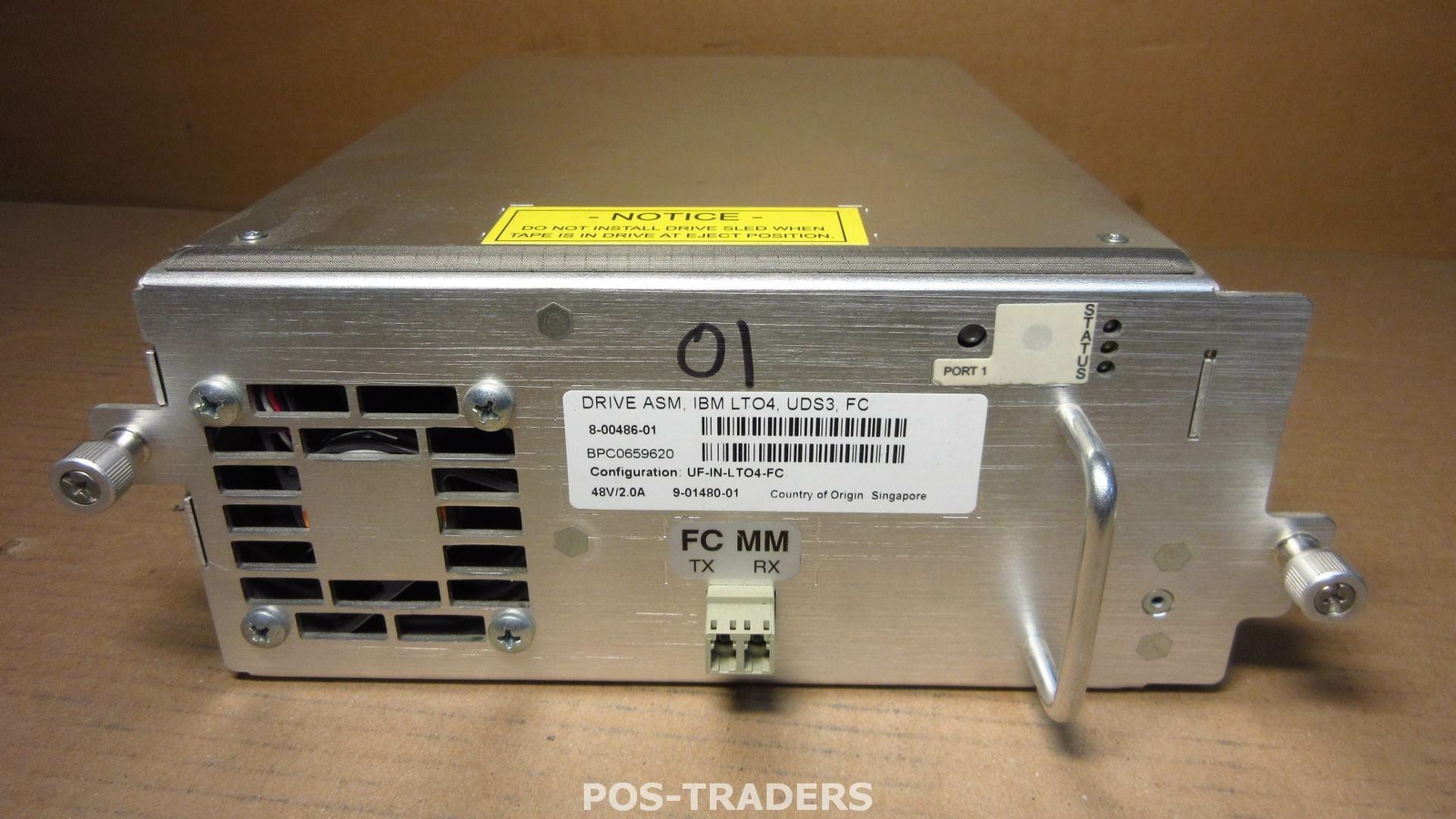Quantum LTO-4 4G Tape Drive i2000 Library 8-00486-01 - FROM QUANTUM SCALAR I500