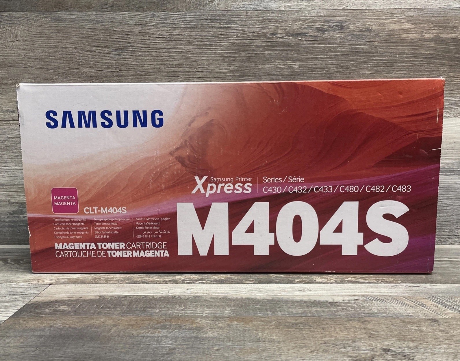 Genuine Samsung CLT-M404S, M404S Magenta Toner Cartridge FACTORY SEALED