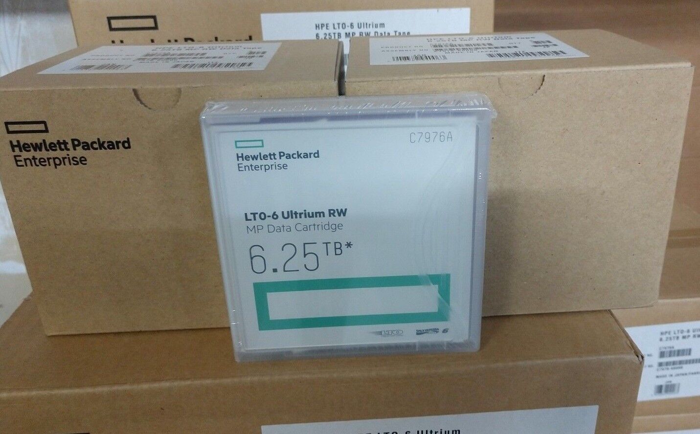 HP C7976A LTO ULTRIUM 6 BACKUP TAPE (10 Pack)  ORIGINAL HP FACTORY SEALED NEW