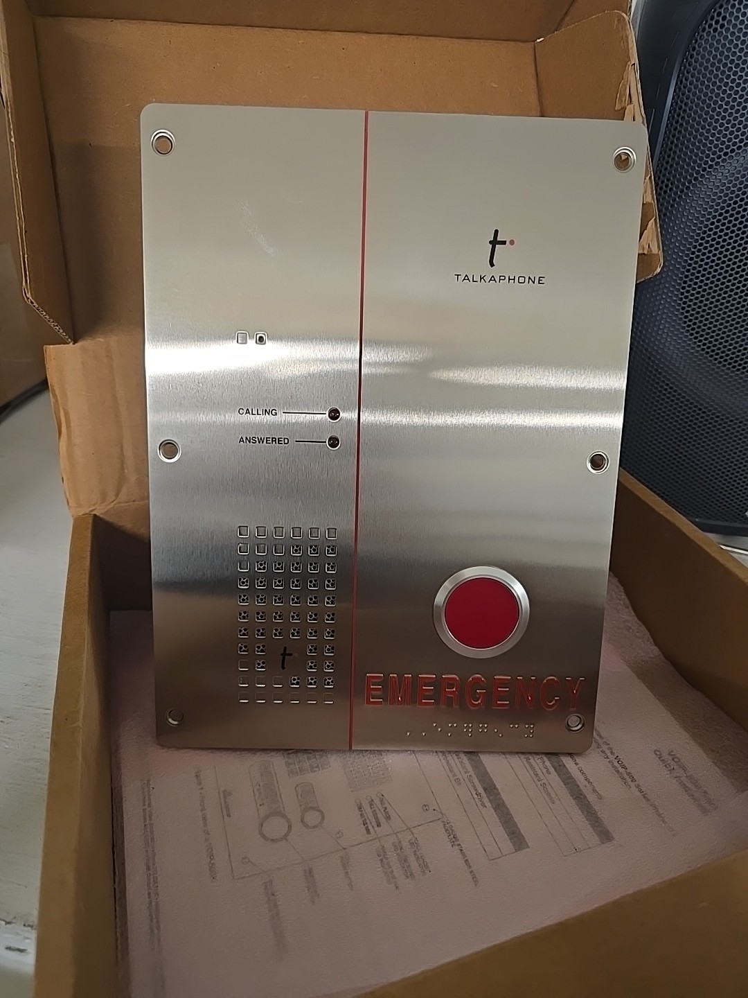 Talkaphone VOIP-500E Single Button Native VoIP Emergency Phone