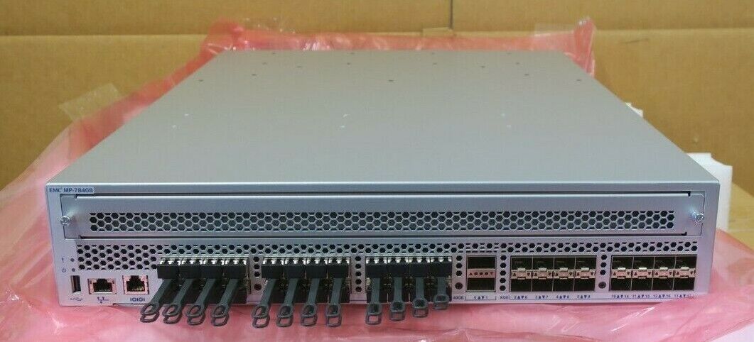 New Brocade MP-7840B 24x 16Gb FC 2x 40GbE +16x 10GbE SAN Extension Switch 71RGP+