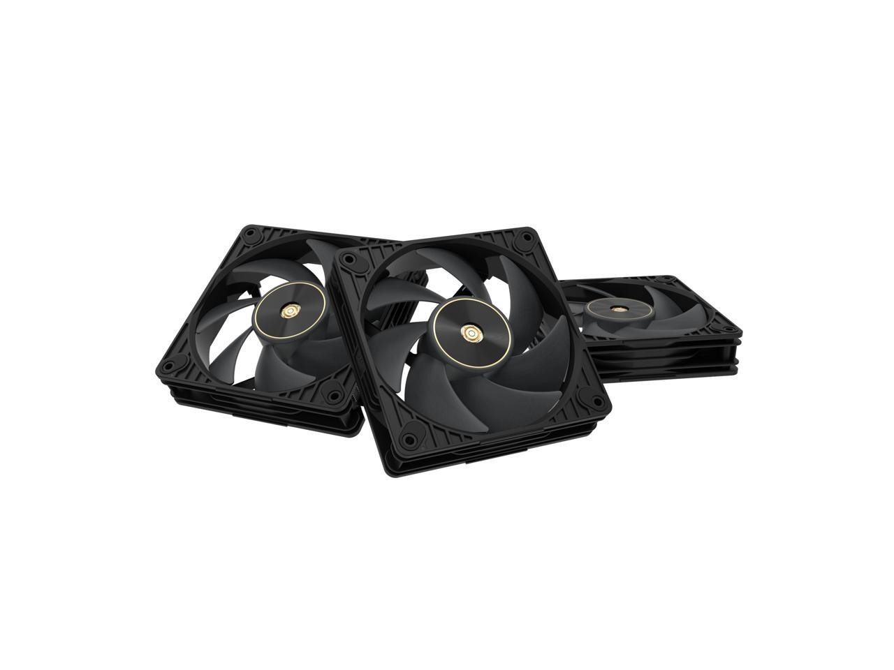 ASUS ProArt PF120 3-Pack 120mm PWM Fans, 3000RPM, High Airflow/Static Pressure,
