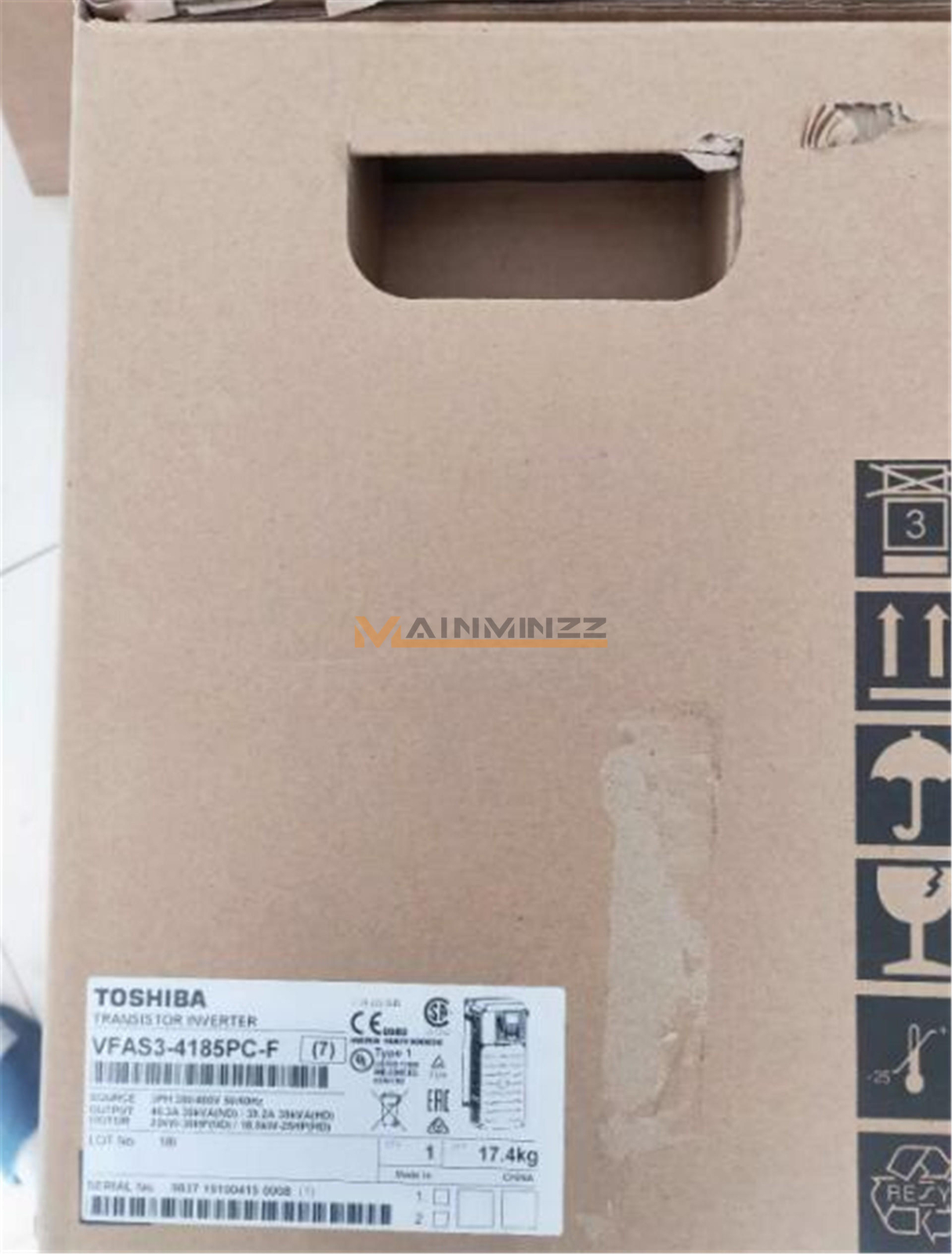 1PCS Toshiba Inverter VFAS3-4185PC-F new via FedEx or DHL