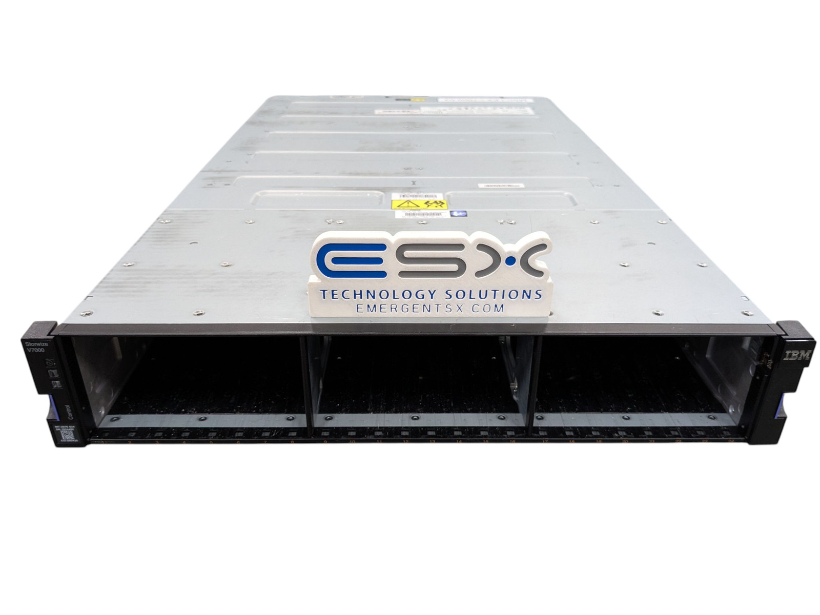 IBM 2076-624 Storwize V7000 Gen2 SFF Storage Enclosure – 2x Controller, 2x PSU
