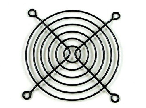 100 x 80mm Wire Computer Case Fan Grill / Finger Guard - Black