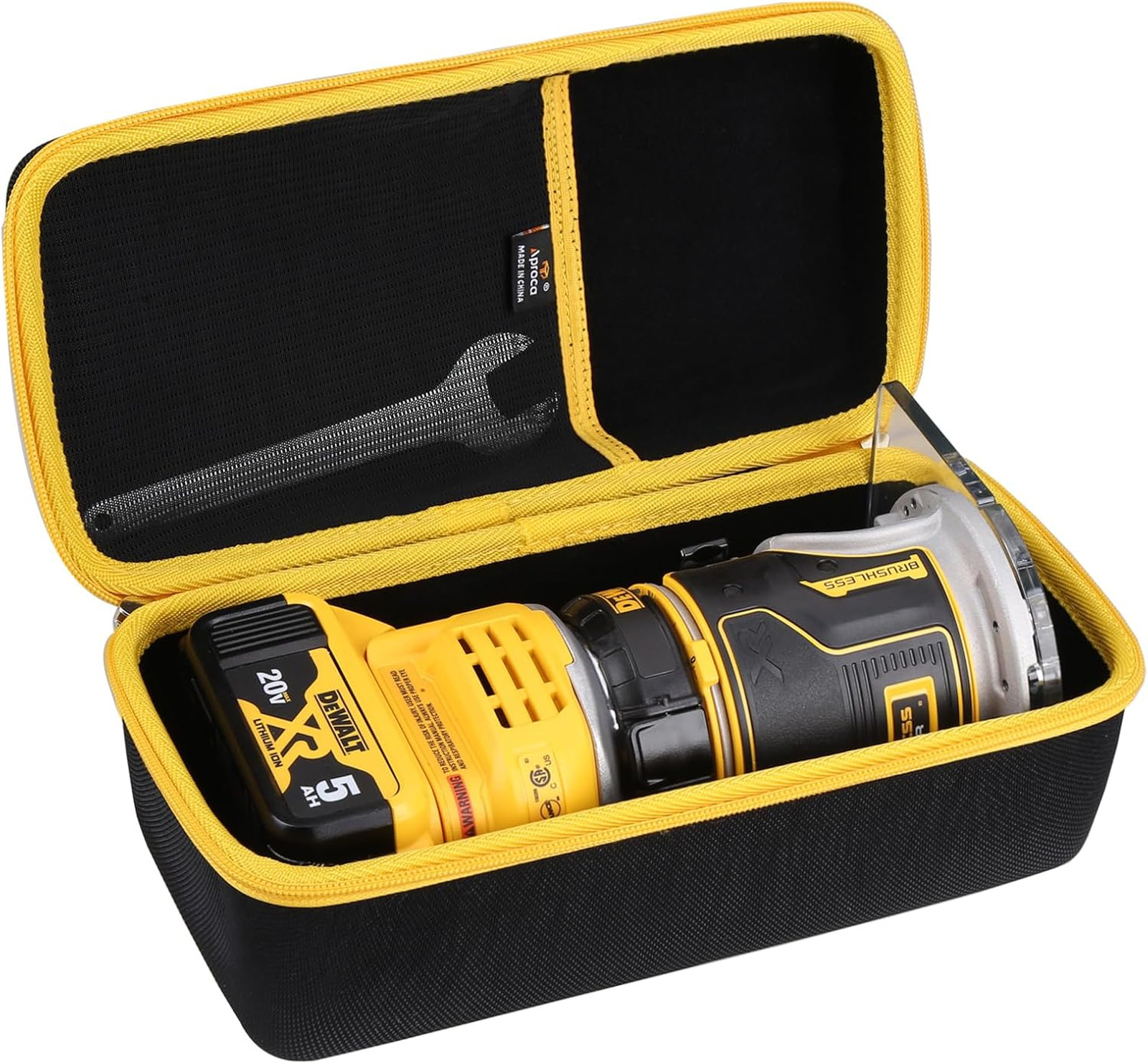 Case Compatible with DEWALT DCW600B 20V MAX XR CMPCT Metal Fixed Base Router