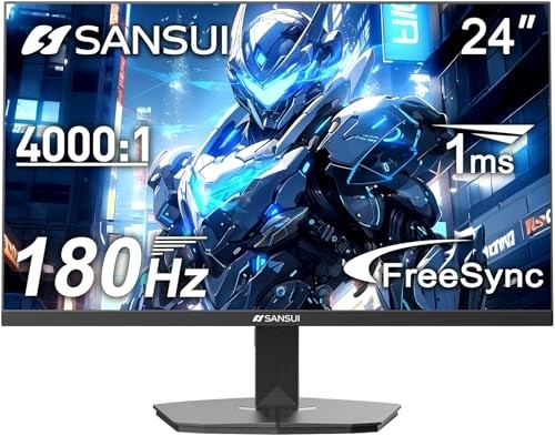 24 Inch FHD Gaming Monitor with 180Hz Refresh Rate & Adaptive Sync Technology