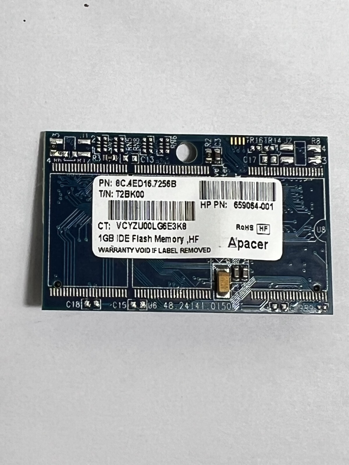 Apacer 1 GB 44-Pin IDE Flash Memory Storage Module 8C.4ED16.7256B HP  659064-001
