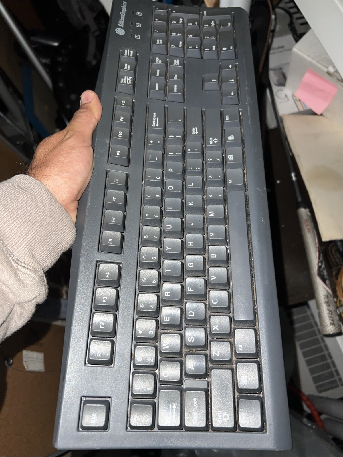Silicon Graphics Keyboard USB SK-2502U Good Condition Tested And Working