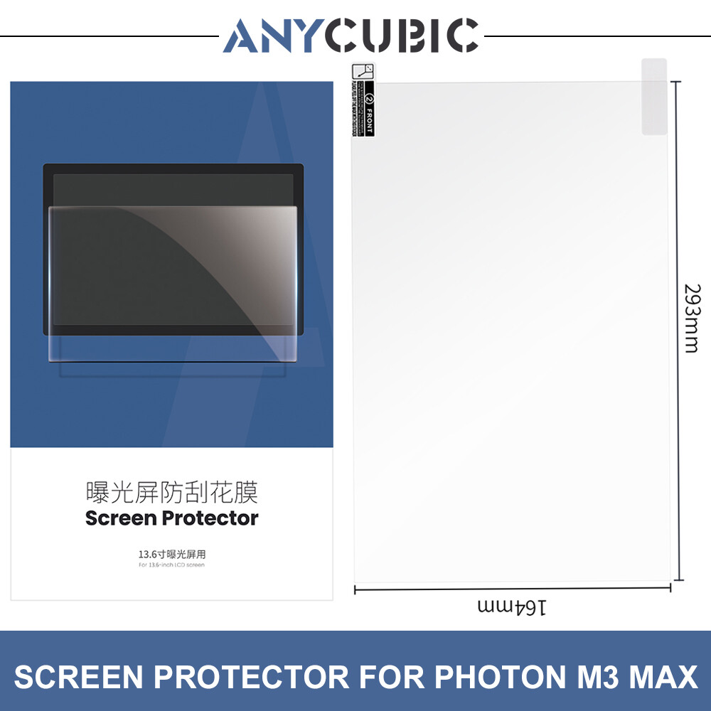 5Pcs ANYCUBIC 13.6inch Anti-scratch Films for Photon 3 Max Resin 3D Printer