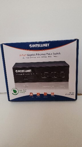 Intellinet Network Solutions 561204 8-Port Gigabit Ethernet PoE+ Switch
