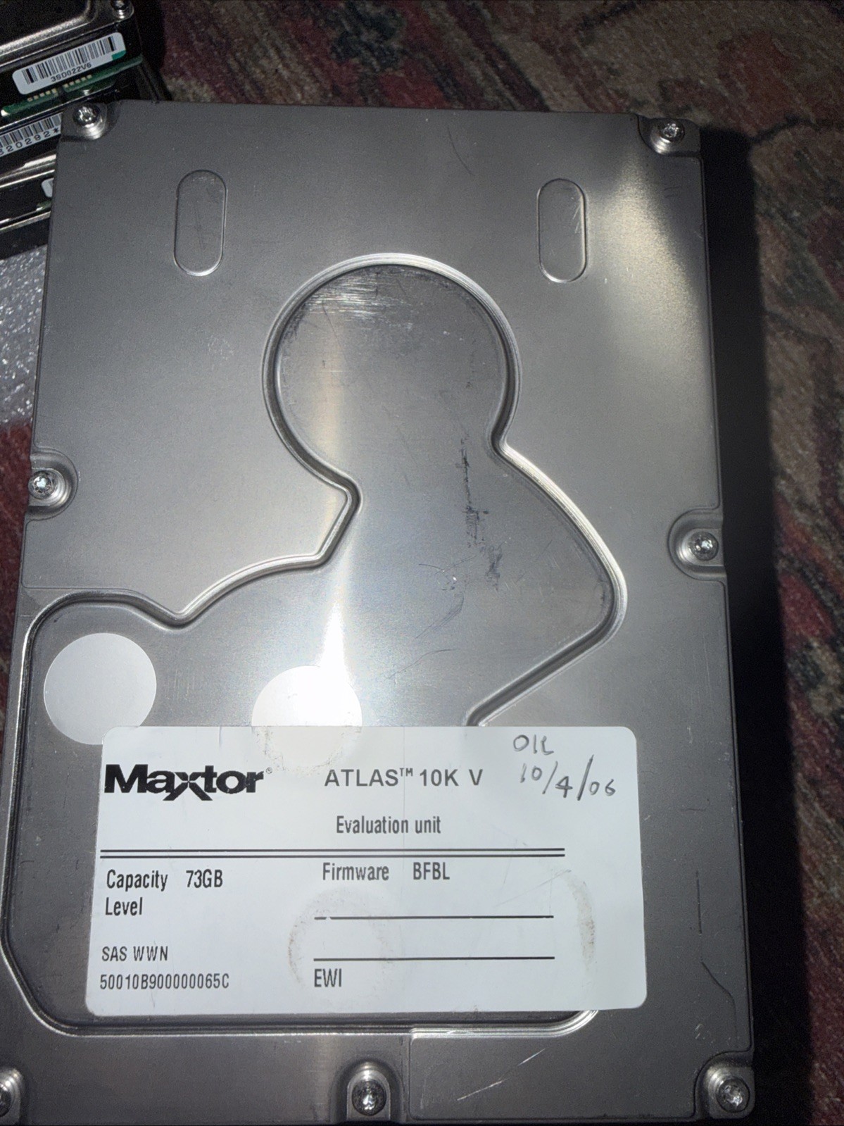 Maxtor Atlas 10k RPM II 73gb SAS Enterprise Hard Drive