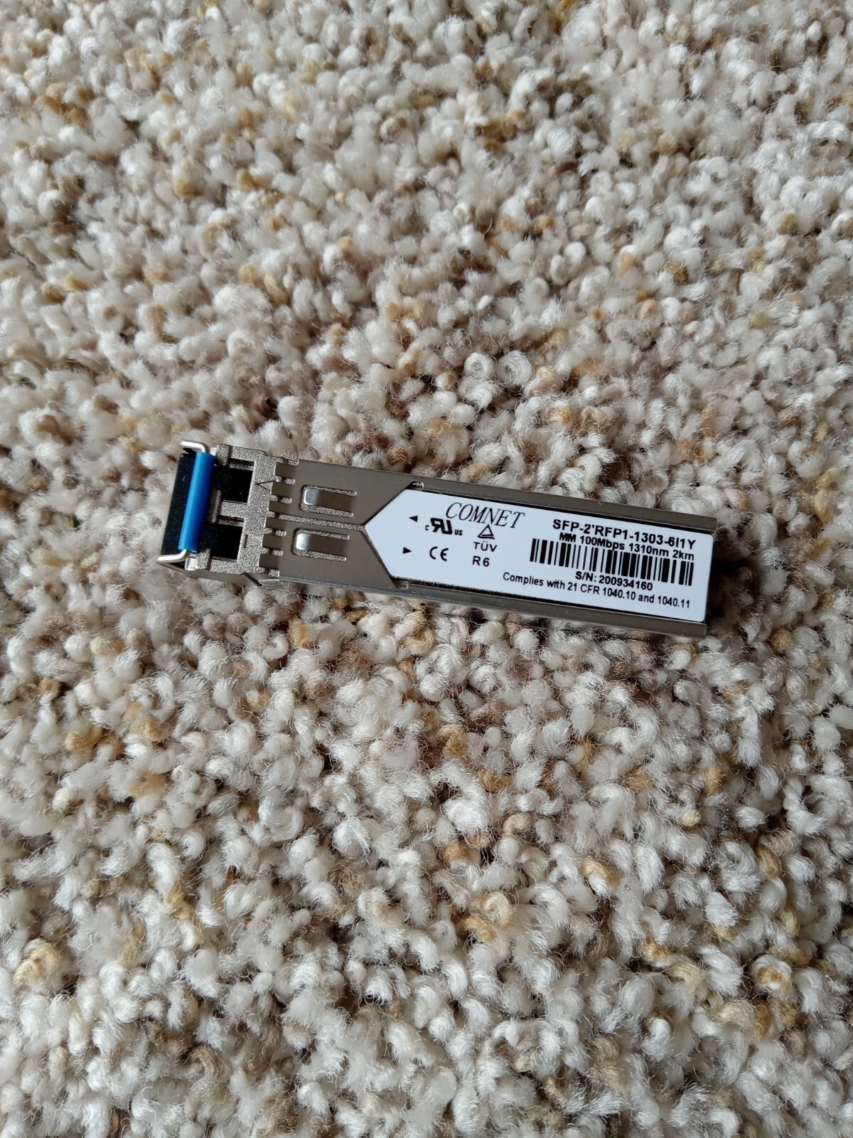 COMNET 100Mbps SFP Multimode 1310nm Transceiver SFP-2' RFP1-1303-6I1Y