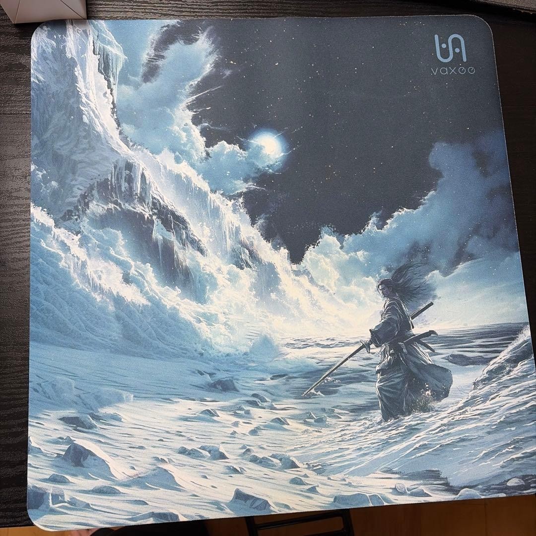 Vaxee PE Winter Mousepad Black White Gray
