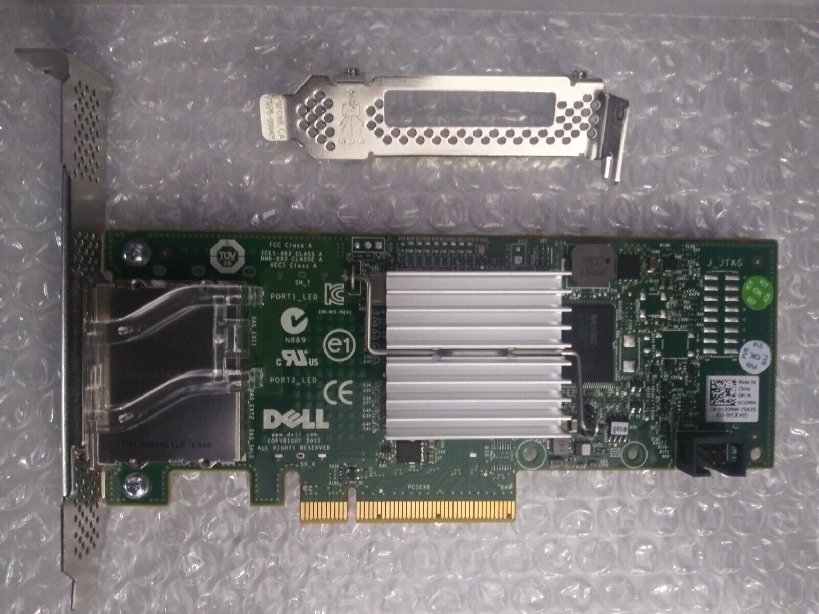 DELL H200E (LSI 9200-8E) SFF8088 PCI-E 2.0 x8 IT MODE HBA ZFS UNRAID FREENAS PC