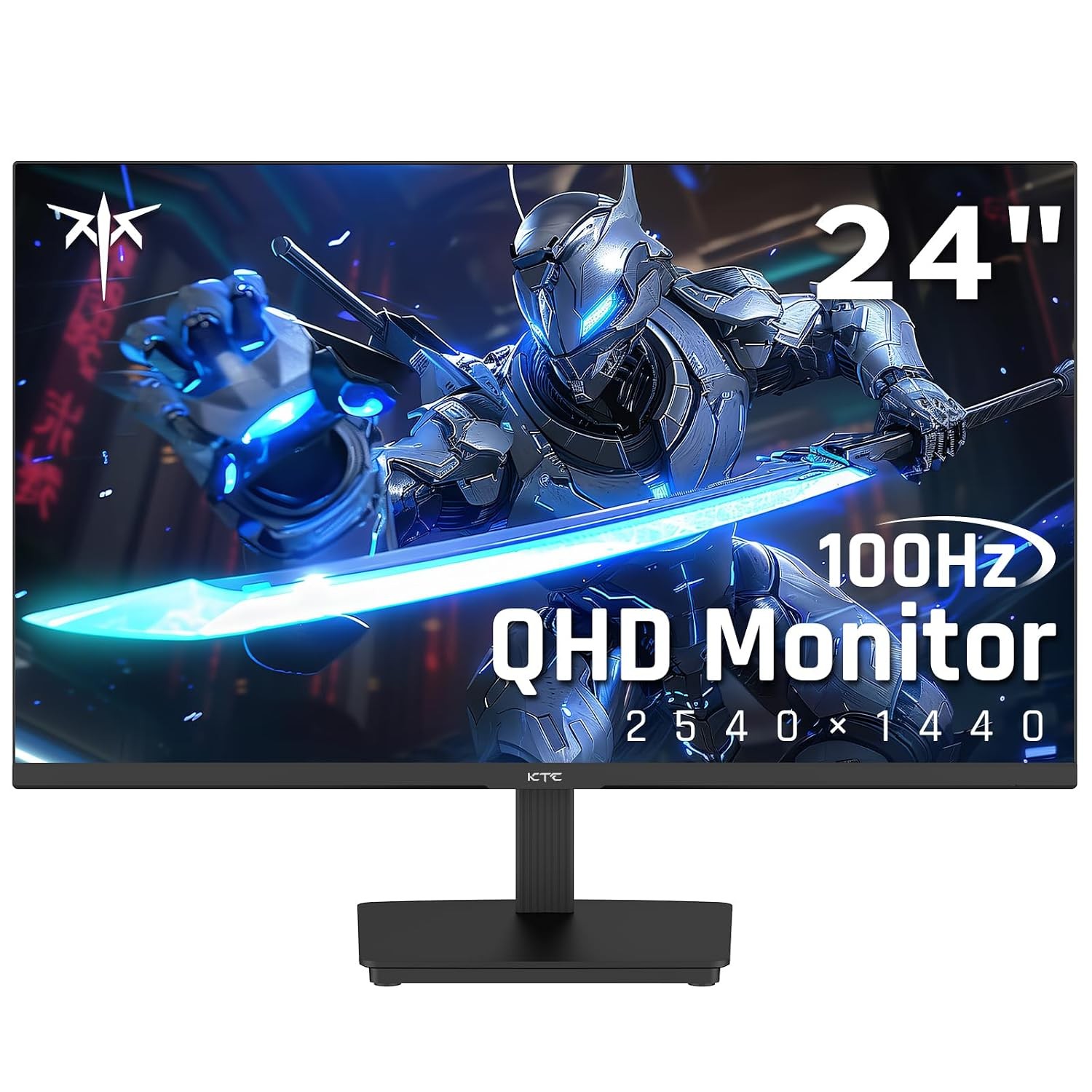 KTC 24 Inch QHD IPS Computer Monitor, 100Hz Zero-Frame 2K for Gaming Office