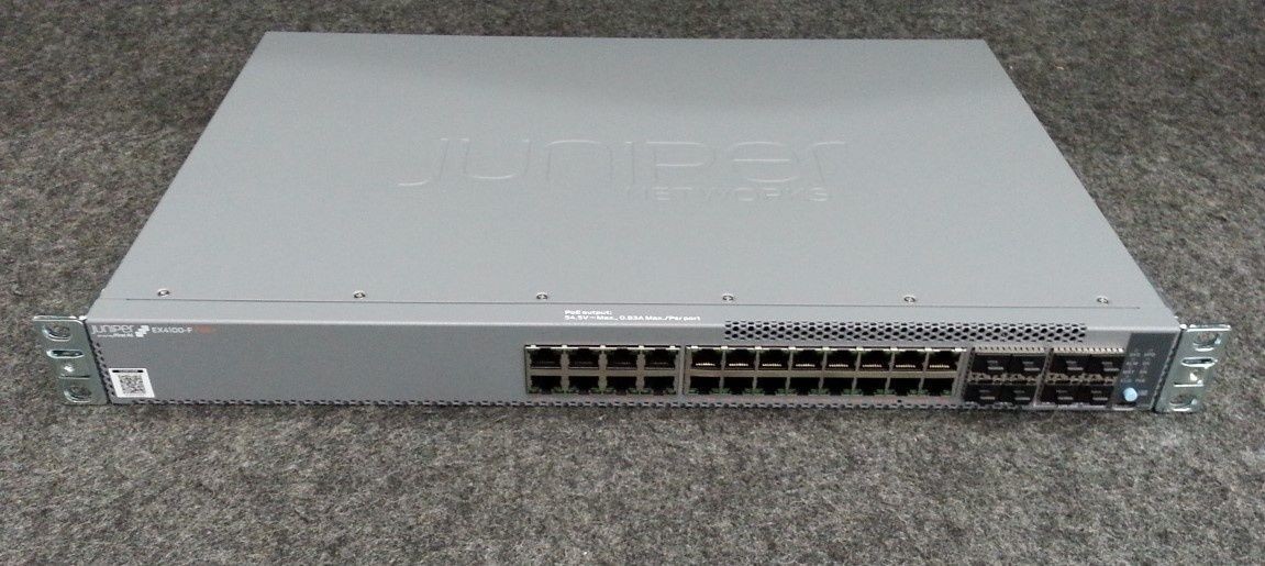 JUNIPER NETWORKS EX4100-F 24-Port PoE+ Ethernet Switch*