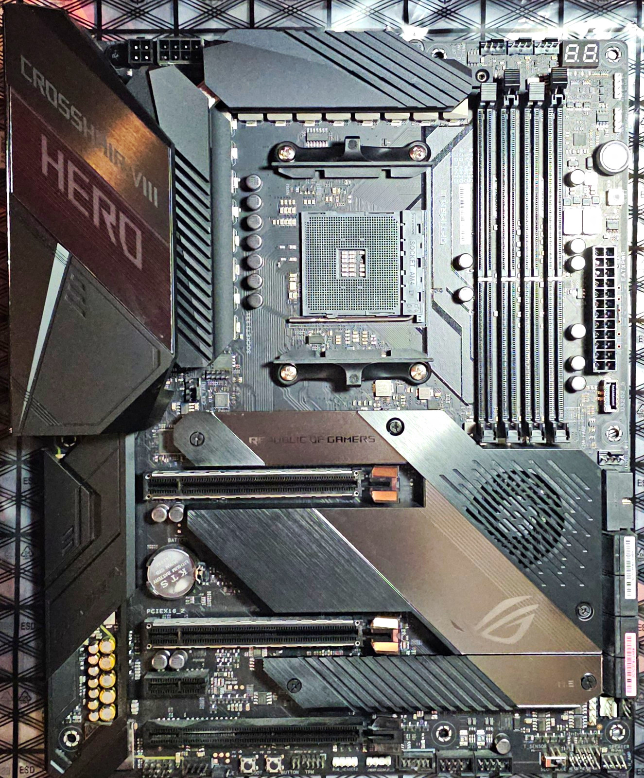 ASUS ROG Crosshair VIII Hero ATX AM4 DDR4