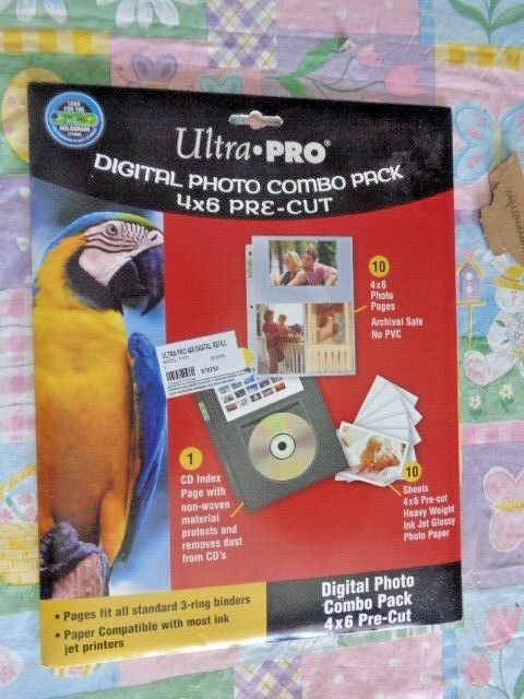 ULTRA-PRO 4x6 Pre-Cut Digital Photo Combo Pack Refill - Fits 3-Ring Binders