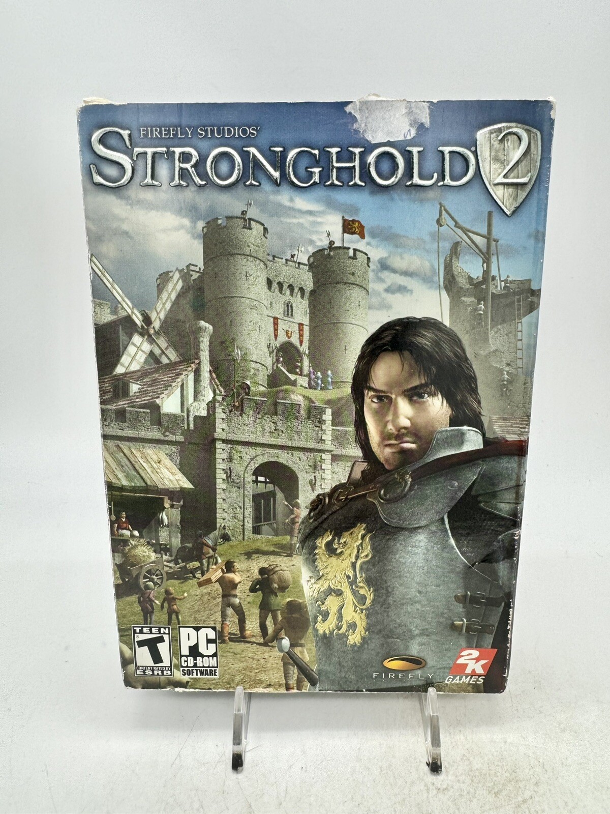 Stronghold 2 (PC, 2005) Game with manual and box 2K Games Firefly Studios