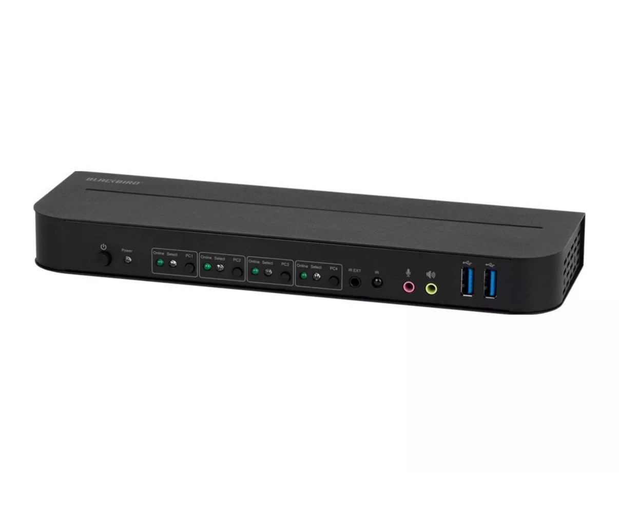 Monoprice 4K HDMI and USB 4x1 KVM Switch, Share 4 Devices w/ 1 Keyboard Monitor