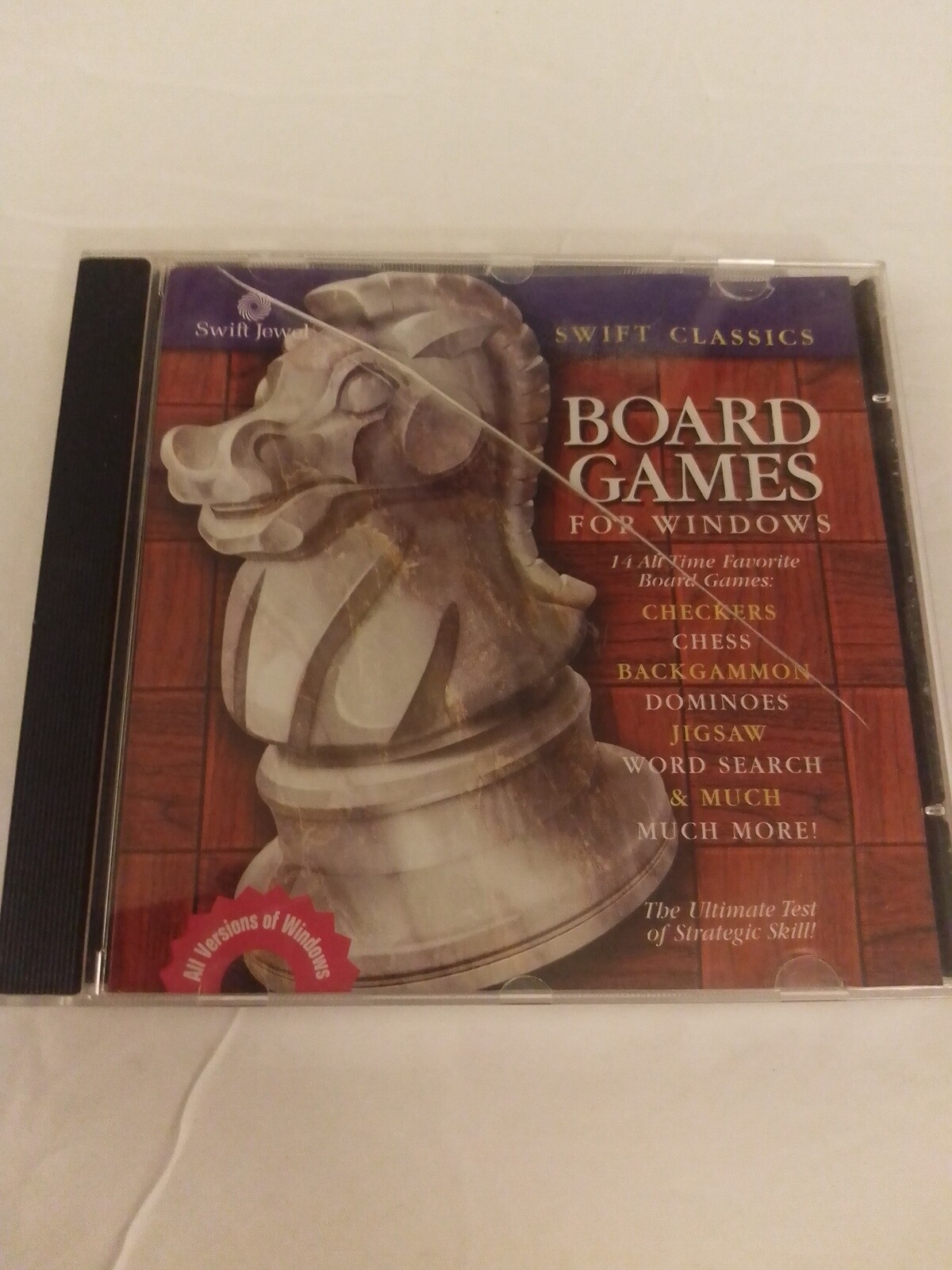 Swift Classics Board Games For Windows CD-ROM 14 Games Windows 3.1 to XP 
