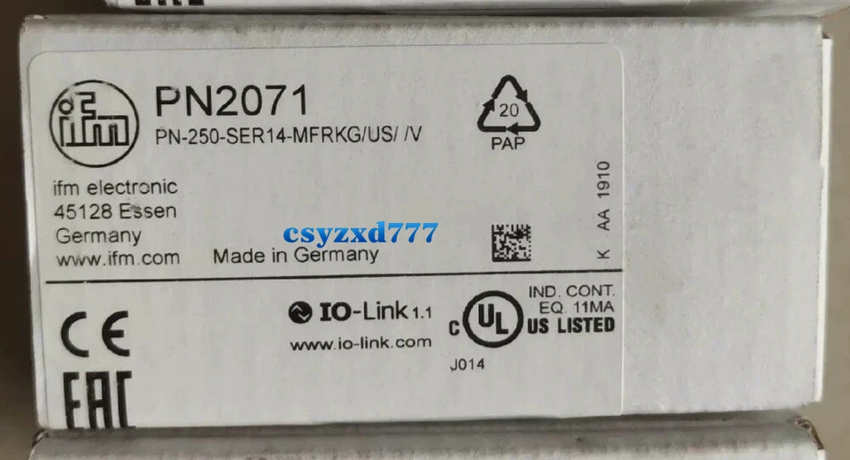 1PC NEW For IFM PN2071 Pressure Sensor