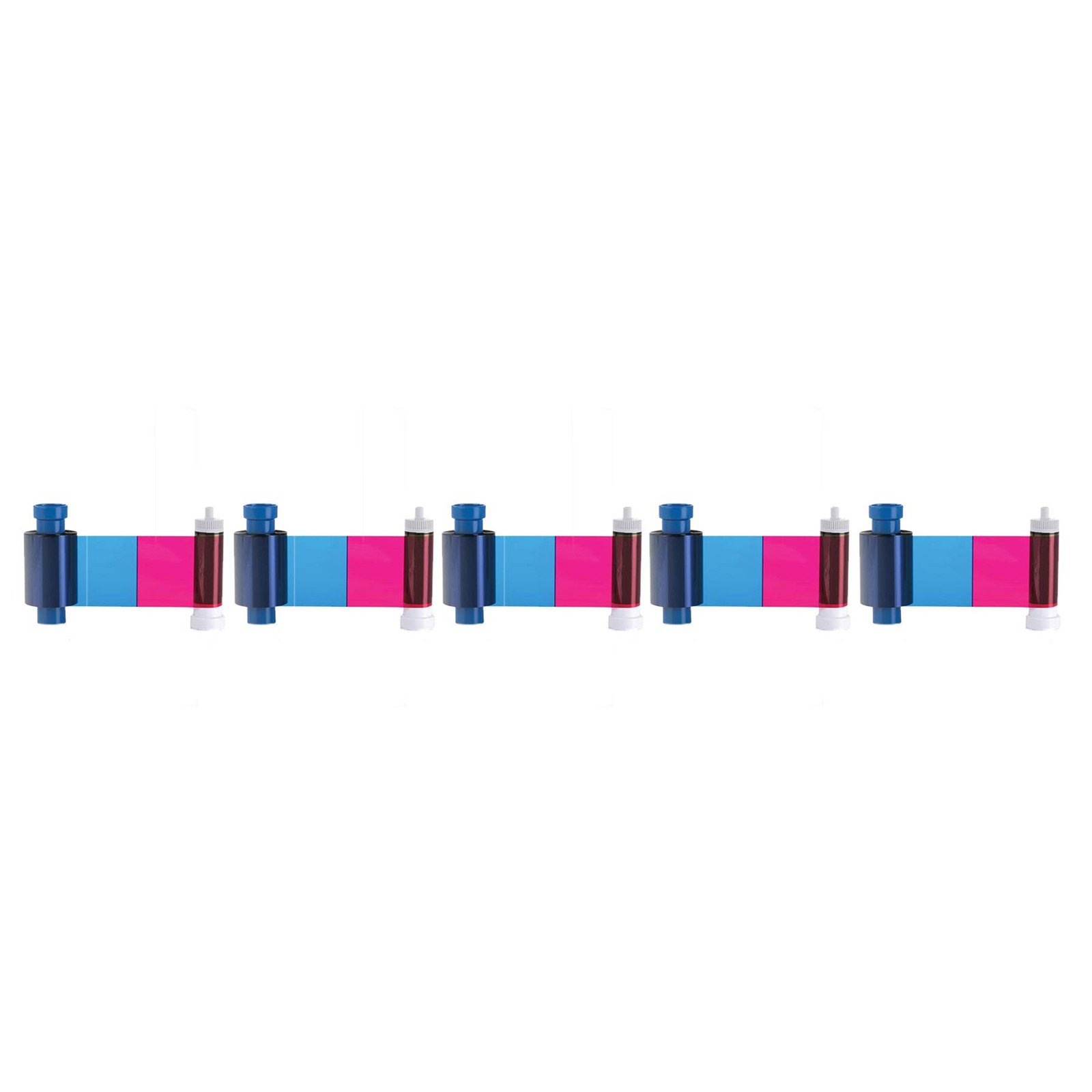 Bodno 5 x Magicard Pronto100 Printer MD100YMCKO Color Ribbon - YMCKO