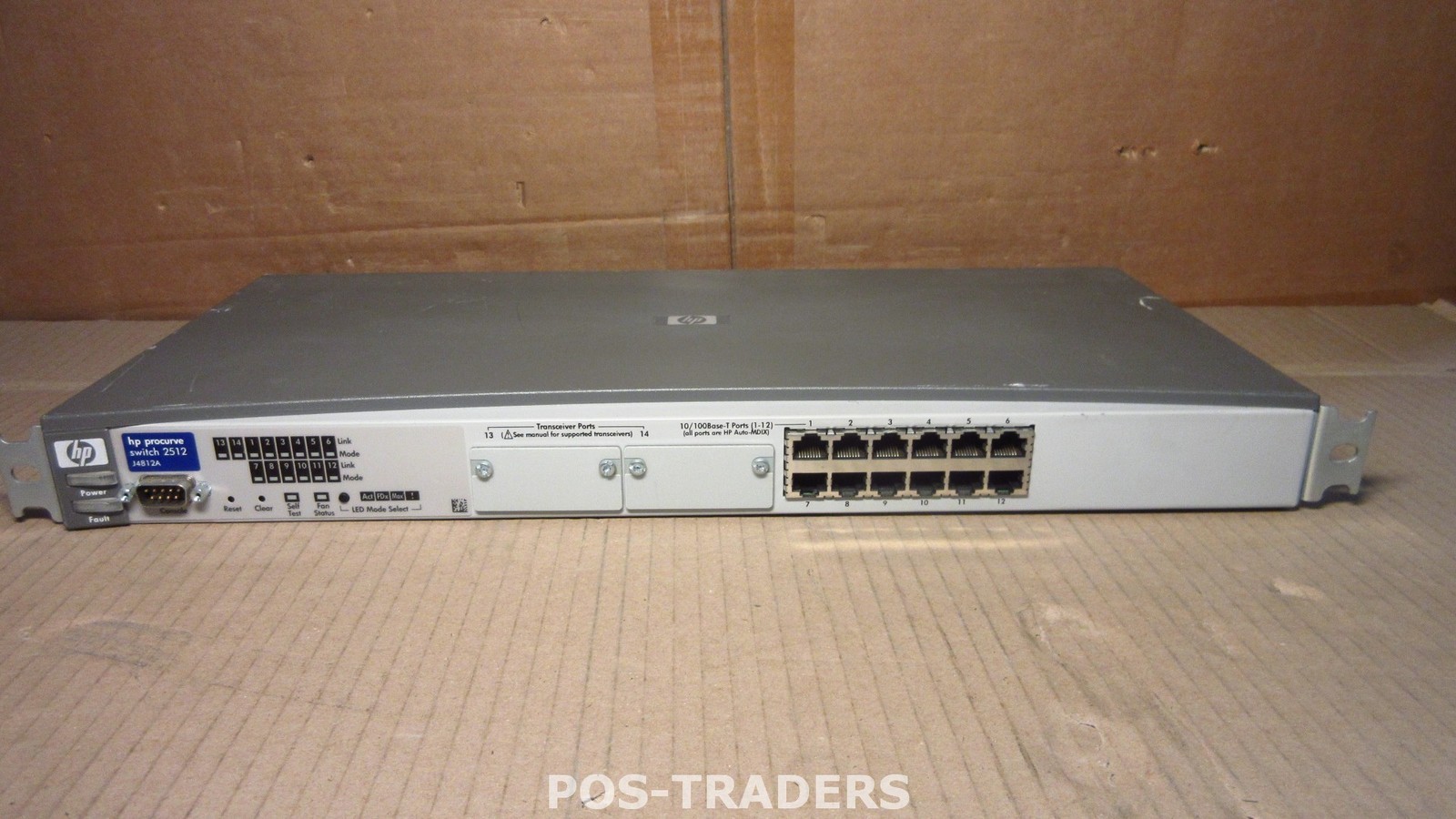 HP ProCurve J4812A 2512 10/100 Managed 12 Port Network Network Switch