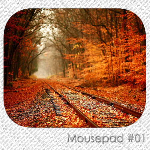 NATURE LAND FOREST WATERFALL EARTH VIEW CUSTOM MOUSE PAD MOUSEPAD  (LM-05)
