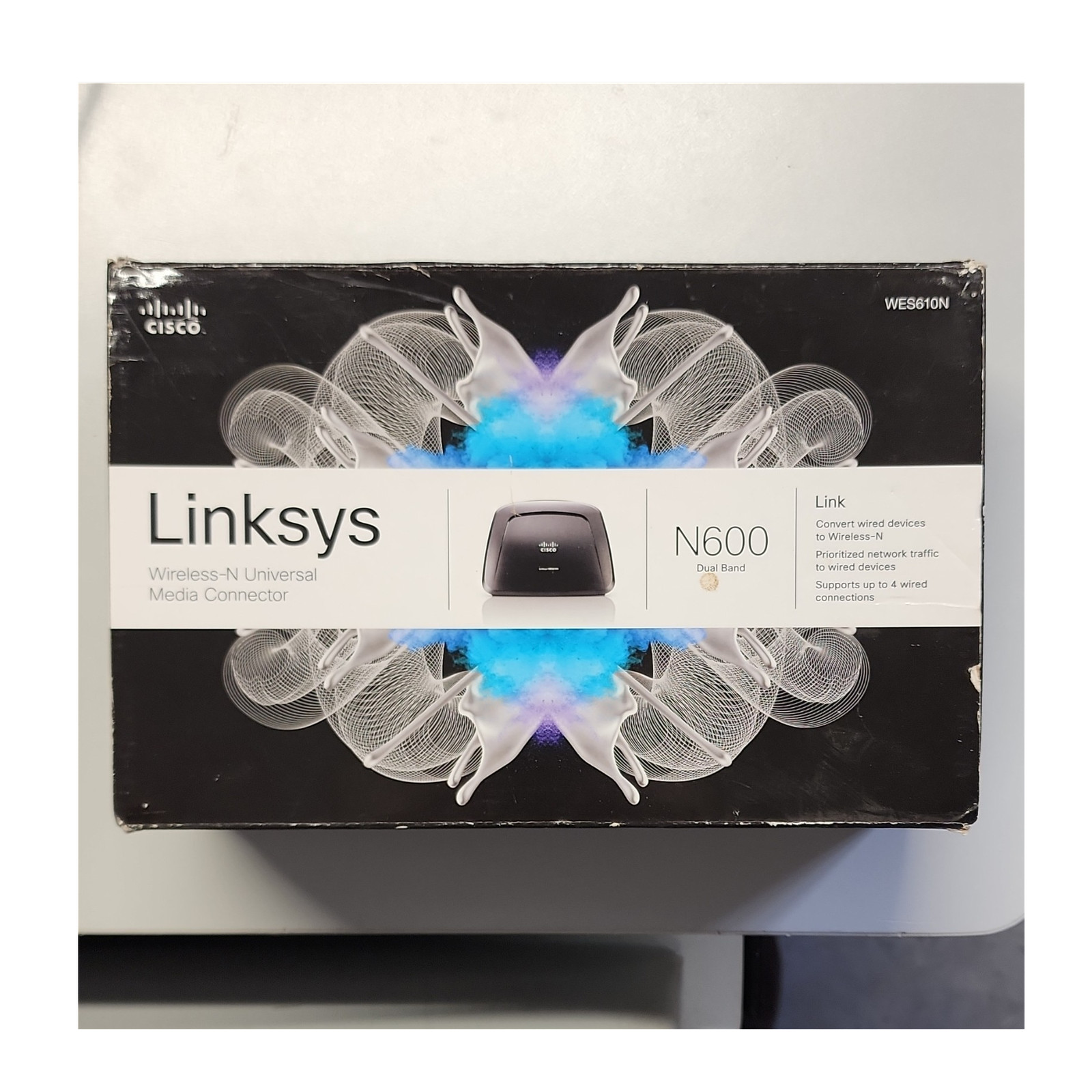 Linksys WES610N Wireless-N Dual-Band N600 600Mbps 4 LAN Ports