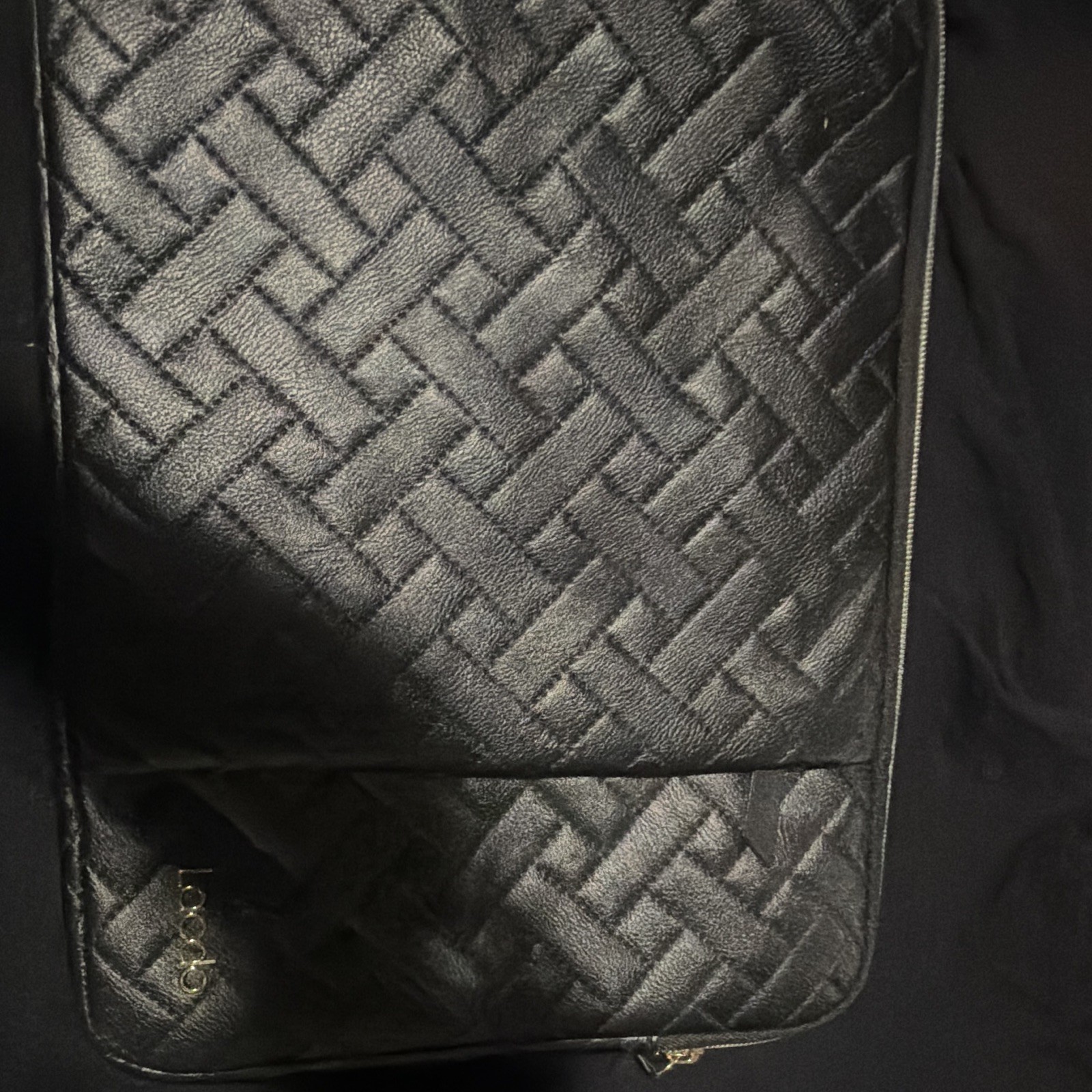 Lacdo Black Geometric Pattern Sleeve Case, Universal Compatible Laptop Cover