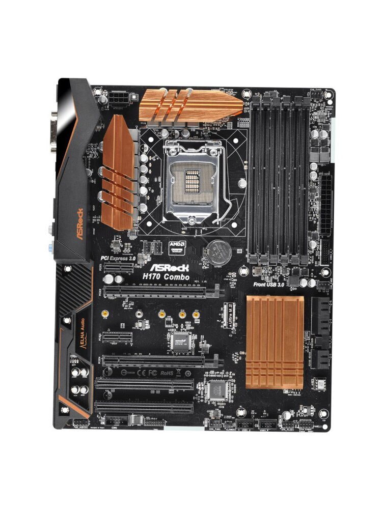 For ASRock H170 Combo Desktop Intel H170 H170M Motherboard LGA 1151 DDR4