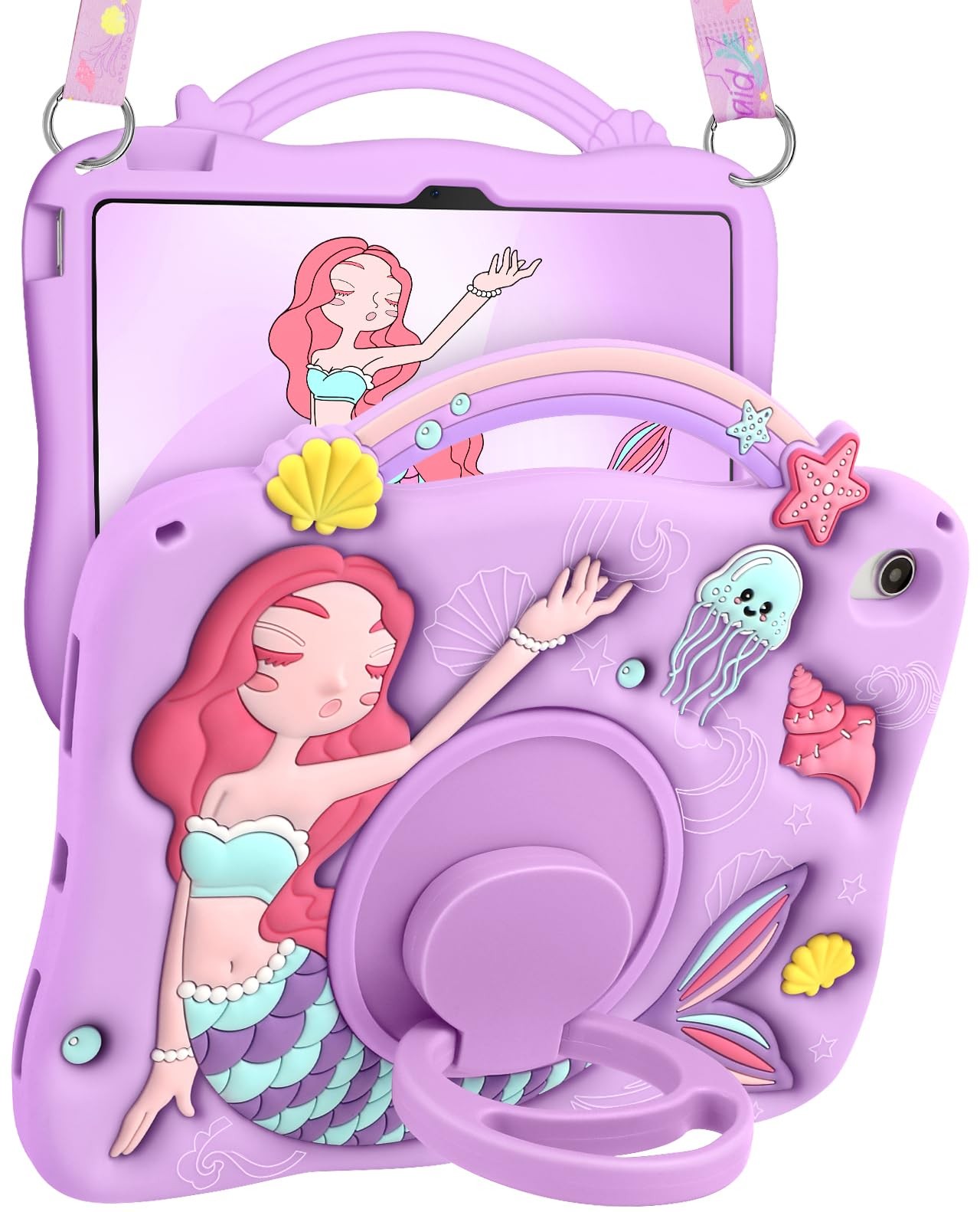 Boaretiu for iPad A16 Case/10th Generation Case - Girls Teens Cute Cartoon