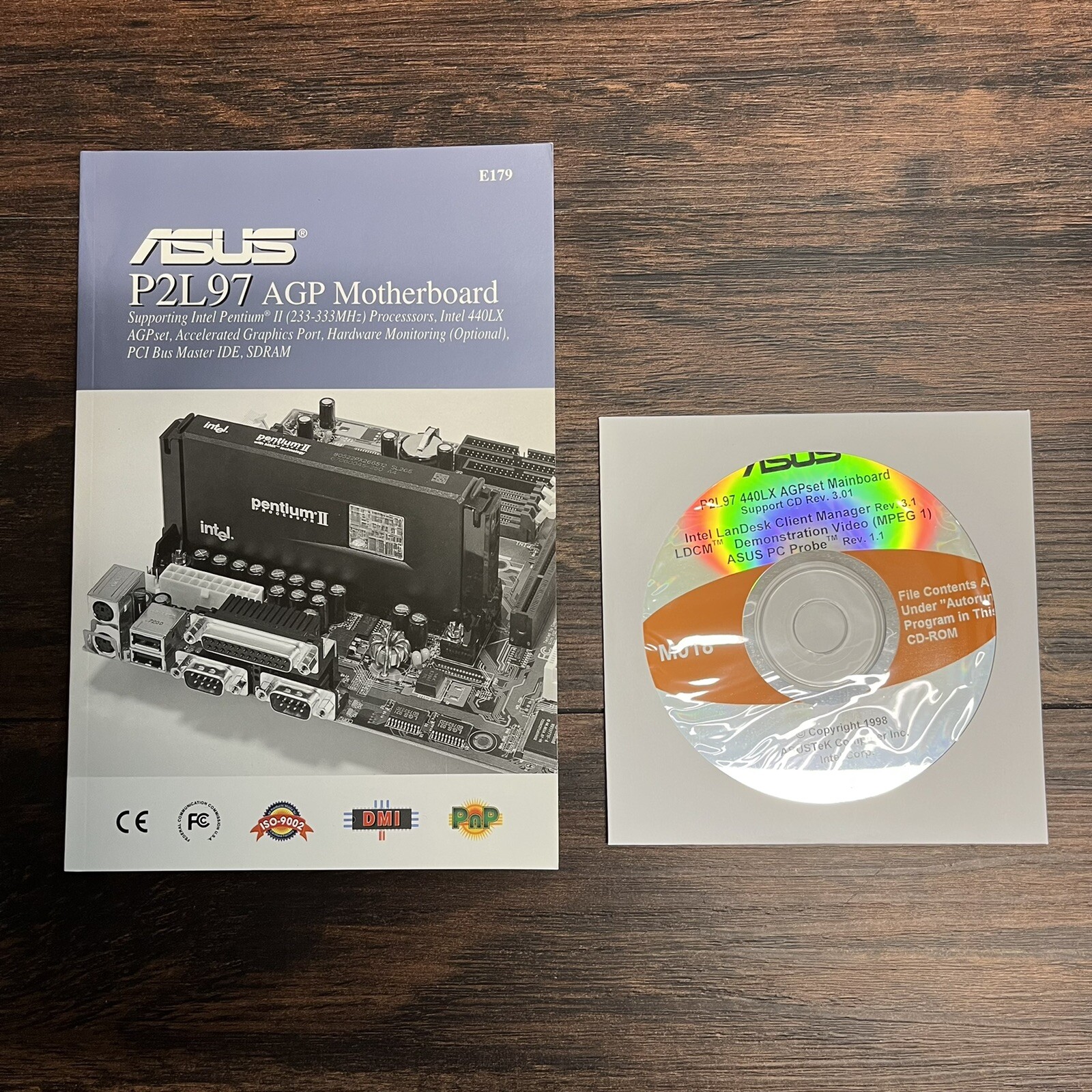 ASUS P2L97 Motherboard Manual Including Driver CD Intel 440LX AGPset AS9712R