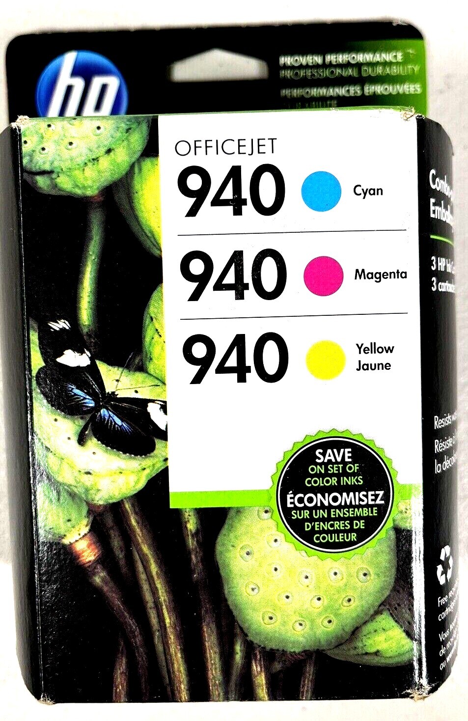 Genuine HP 940 Tricolor printer Ink cartridge CN065FN140 Cyan Magenta Yellow