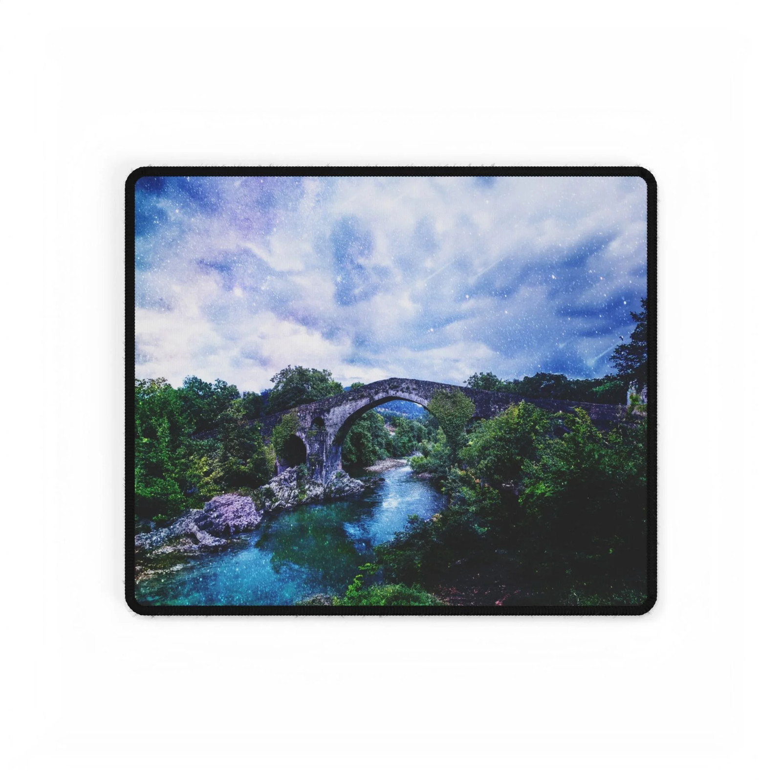 Enchanted Fantasy Forest Landscape Gaming Mouse Pad