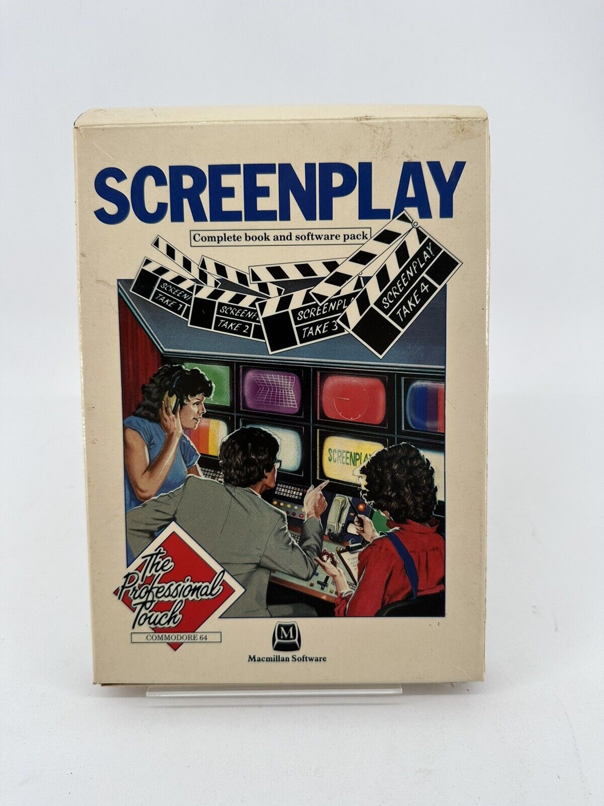 Vintage Commodore 64 Cassette c64 128 Screenplay Computer Game Complete Box Set