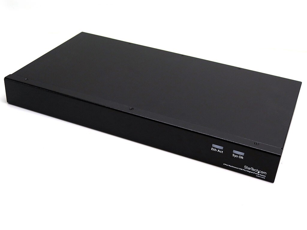 StarTech SV841HDIE 8-Port rackmount USB PS/2 digital IP KVM Switch - factory box