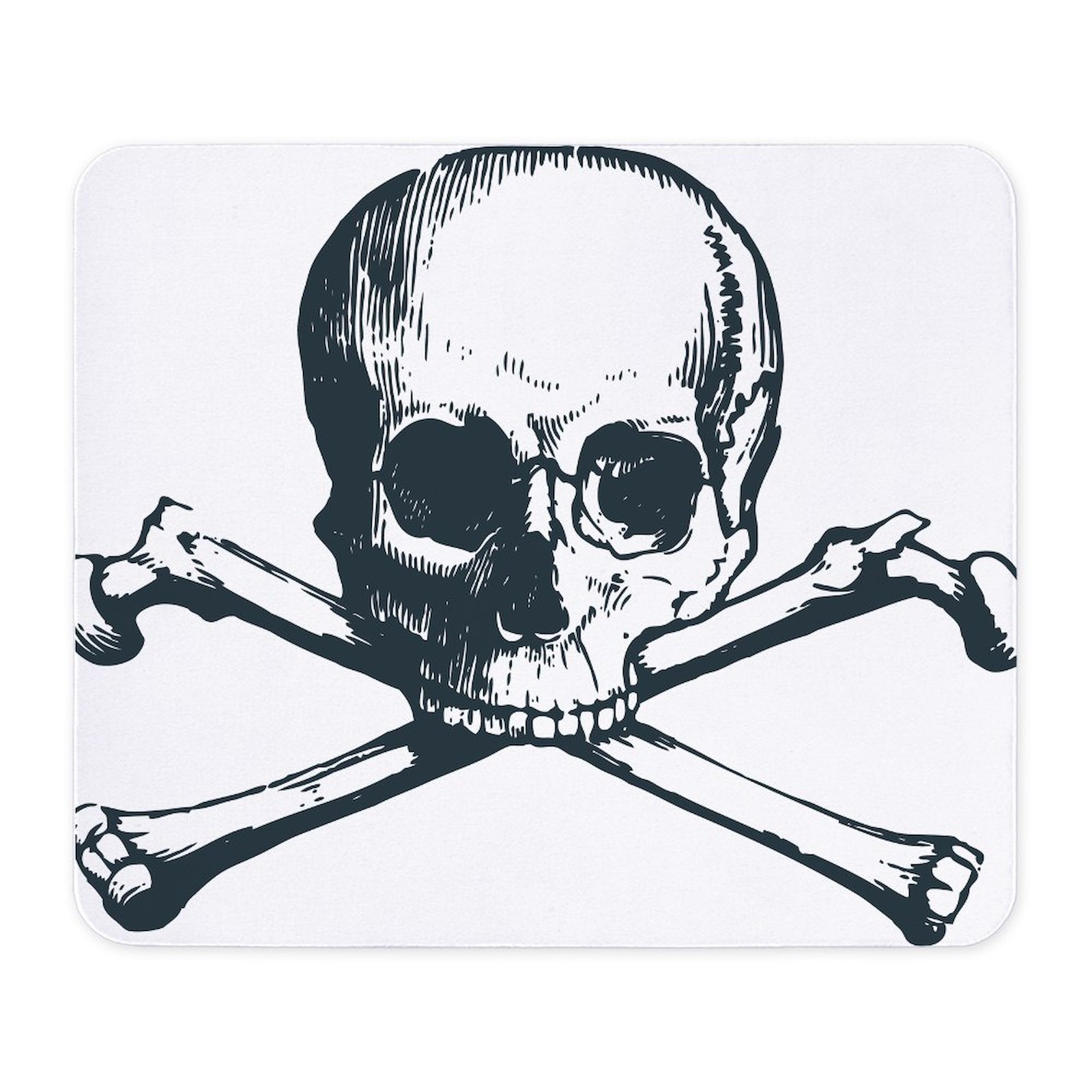 CafePress Pirate Skull Cross & Bones Mousepad  (424146403)