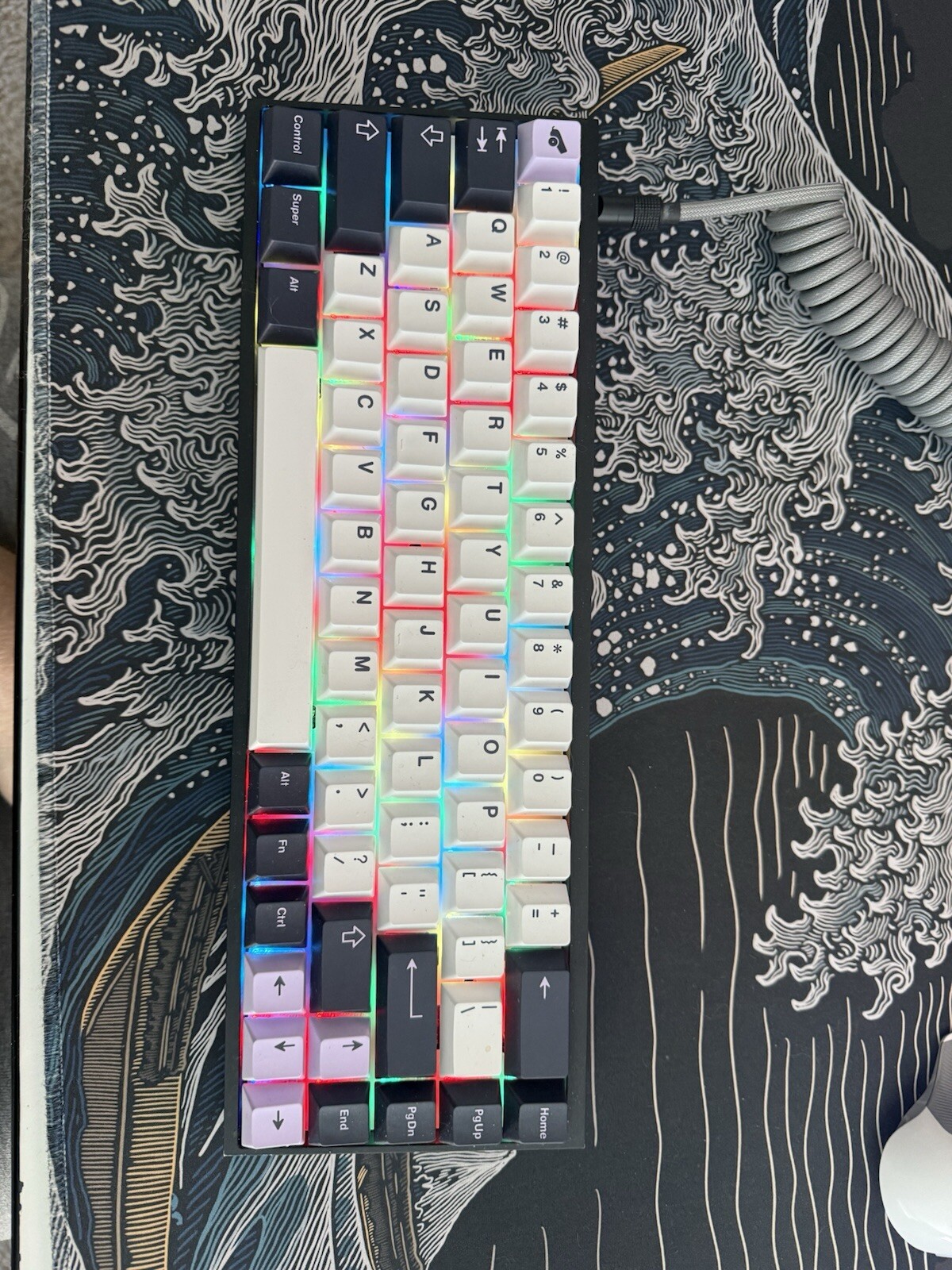 Custom KBDFans tofu 65 - Hot Swap - Black aluminum