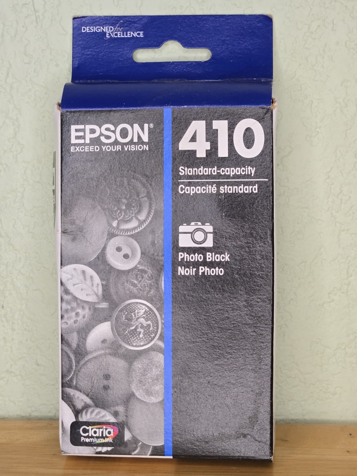 Epson T410120 Claria Premium Photo Black Ink | Water Resistant Exp 03-2027